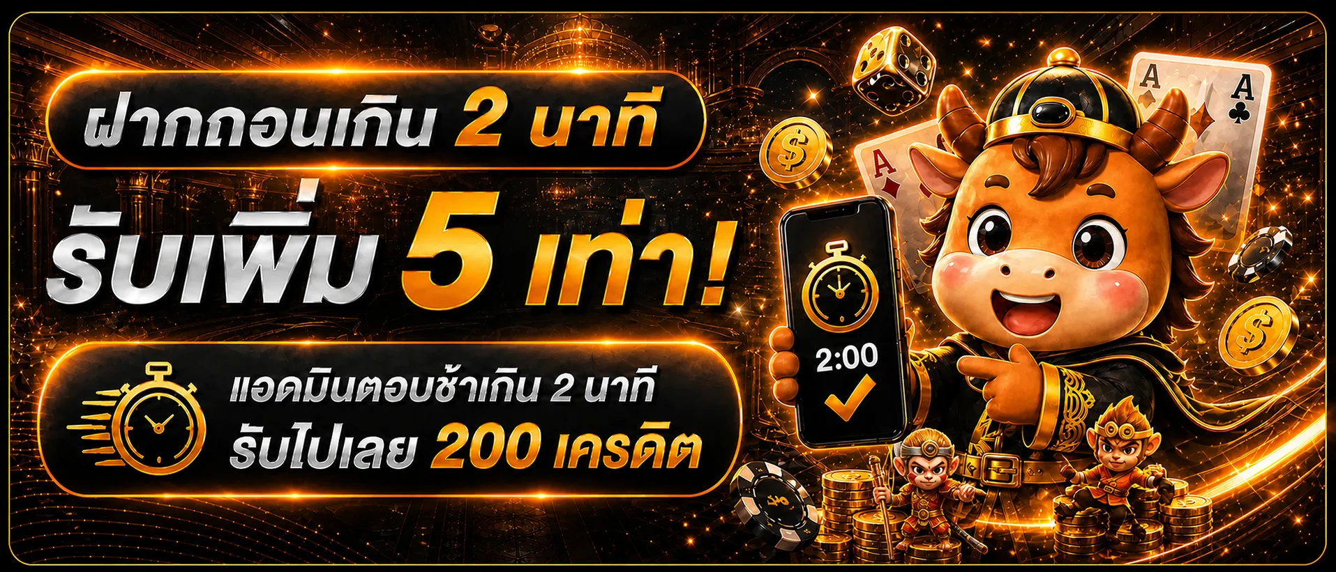 แบนเนอร์ UFATGT168S ฝากถอนและจัดการบัญชีบนมือถือ